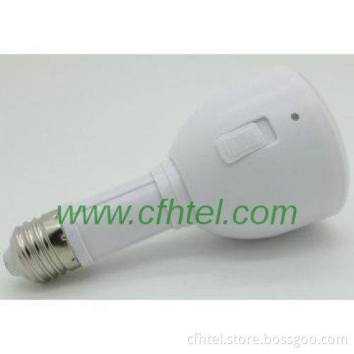 LED bulb with battery inside.  emergency time 3-4hours